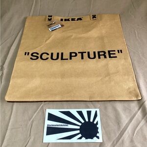 Virgil Abloh x IKEA MARKERAD "Sculpture" Medium Bag